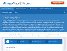Tablet Screenshot of energievergelijking.net